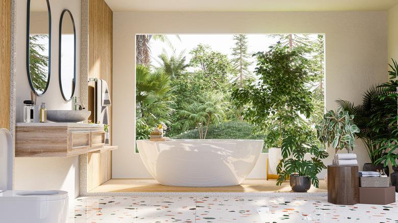 Incorporate plants for⁣ a refreshing touch in your eclectic bathroom oasis