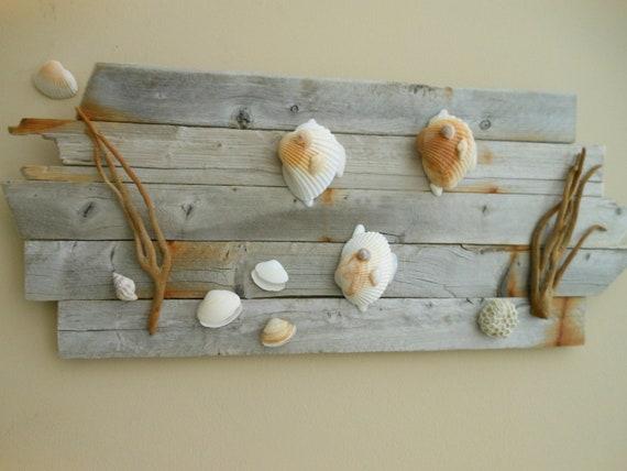 Curate a collection of shells or driftwood for decorative elements in your boho bathroom