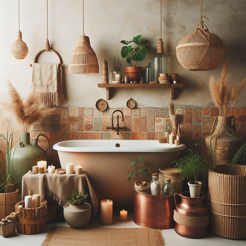 Introduce essential oils ⁢for⁤ a refreshing ​touch in your boho bathroom