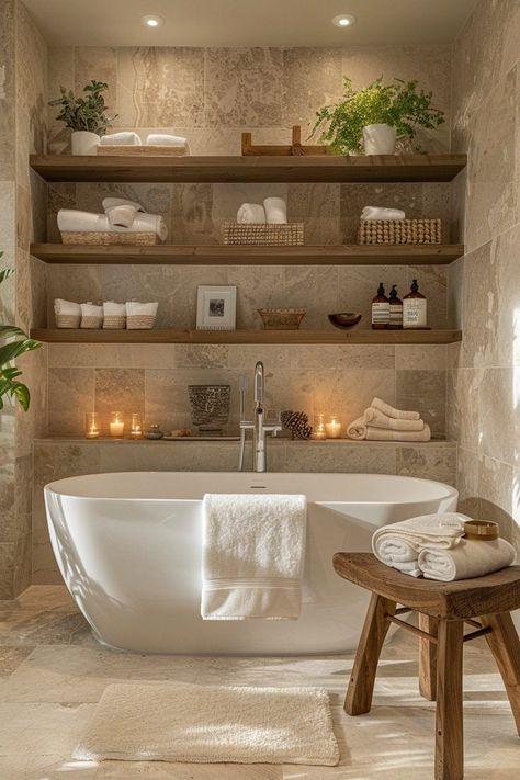 Create a ‌spa-like ⁣vibe with wooden bathroom elements