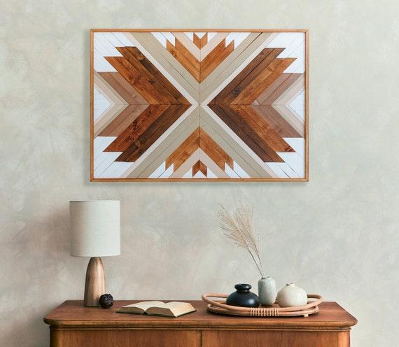 Decorate with earthy, wooden wall‌ art ‌for ‌inspiration