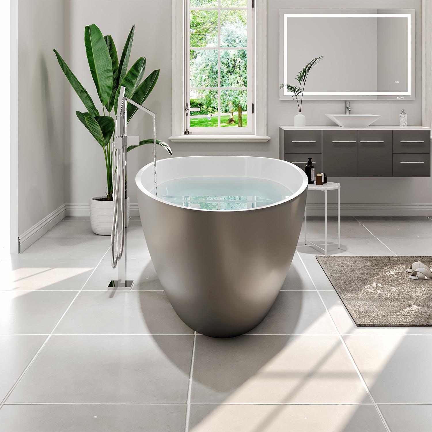 Choose ⁤a⁢ freestanding tub as ⁤a centerpiece for​ your eclectic bathroom⁣ retreat