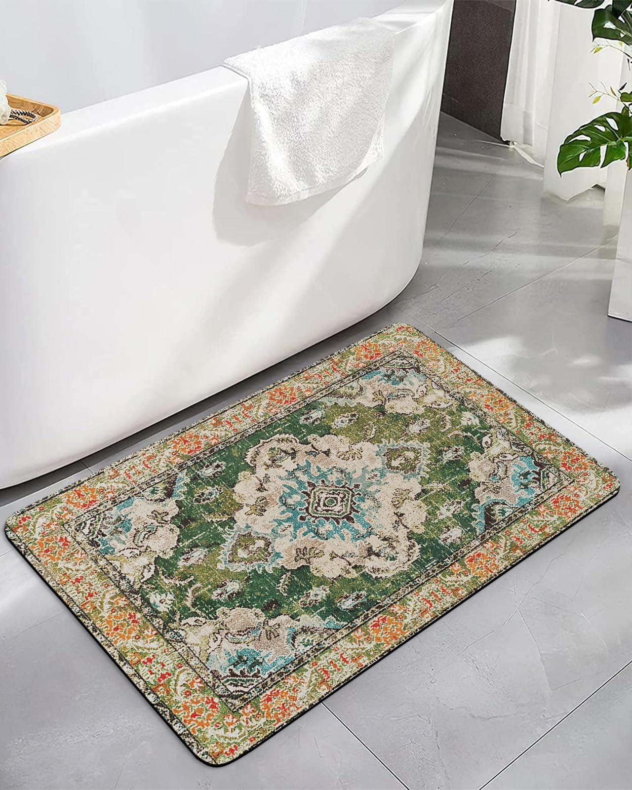 Use vintage rugs⁣ to⁤ add texture​ and ⁣comfort to your boho ‌bathroom​ space