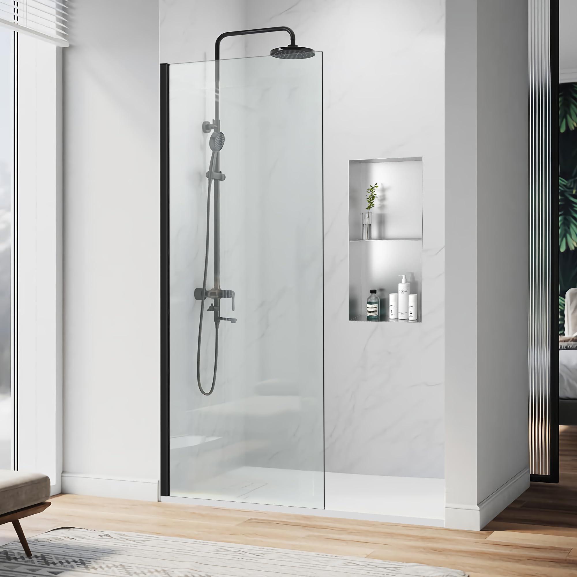 Frameless glass shower‌ enclosures for a sleek look in your modern bathroom