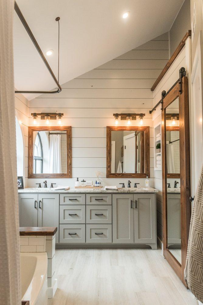 Use recycled wood for ⁢eco-friendly inspiration​ in your wooden bathroom