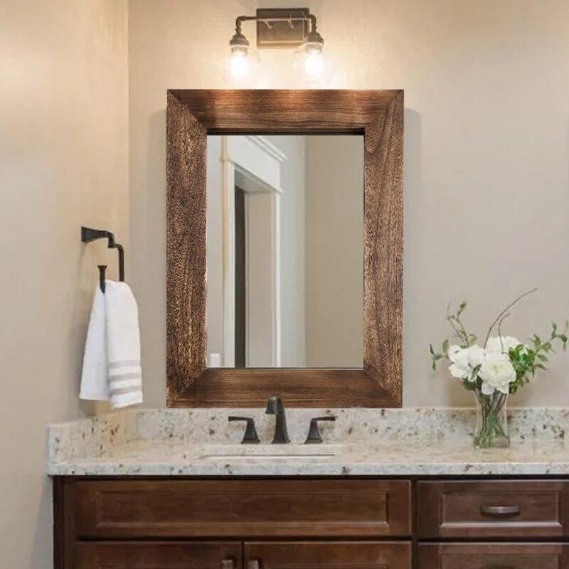 Incorporate wooden mirrors to‌ elevate the style of your wooden bathroom