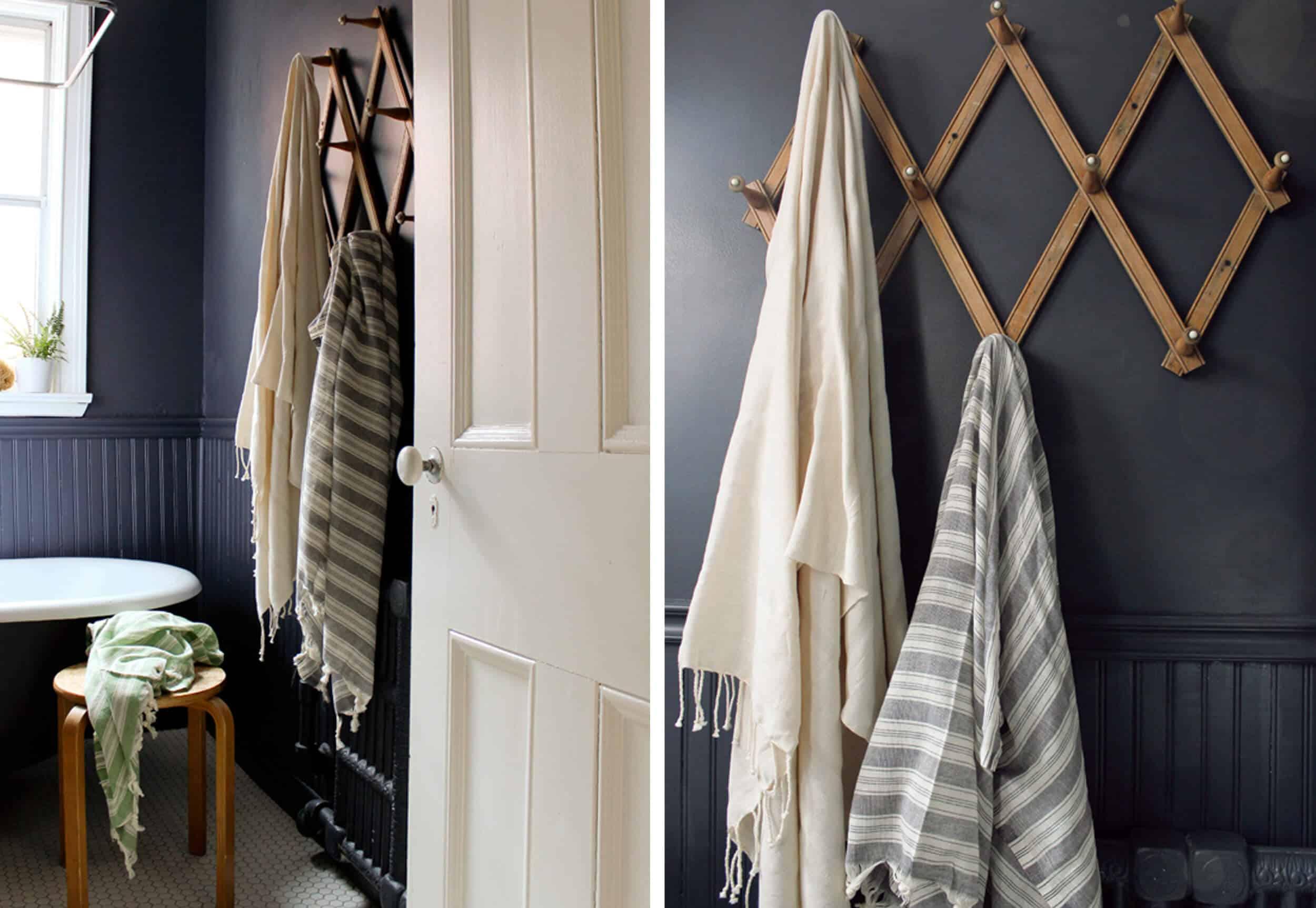 Install funky hooks for towels to add whimsy to⁢ your ⁢eclectic bathroom design