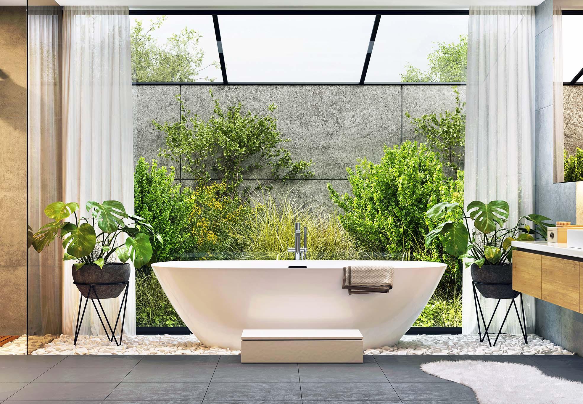 Indoor plants​ to ​bring life‍ into ⁣your ‌modern bathroom ⁣space