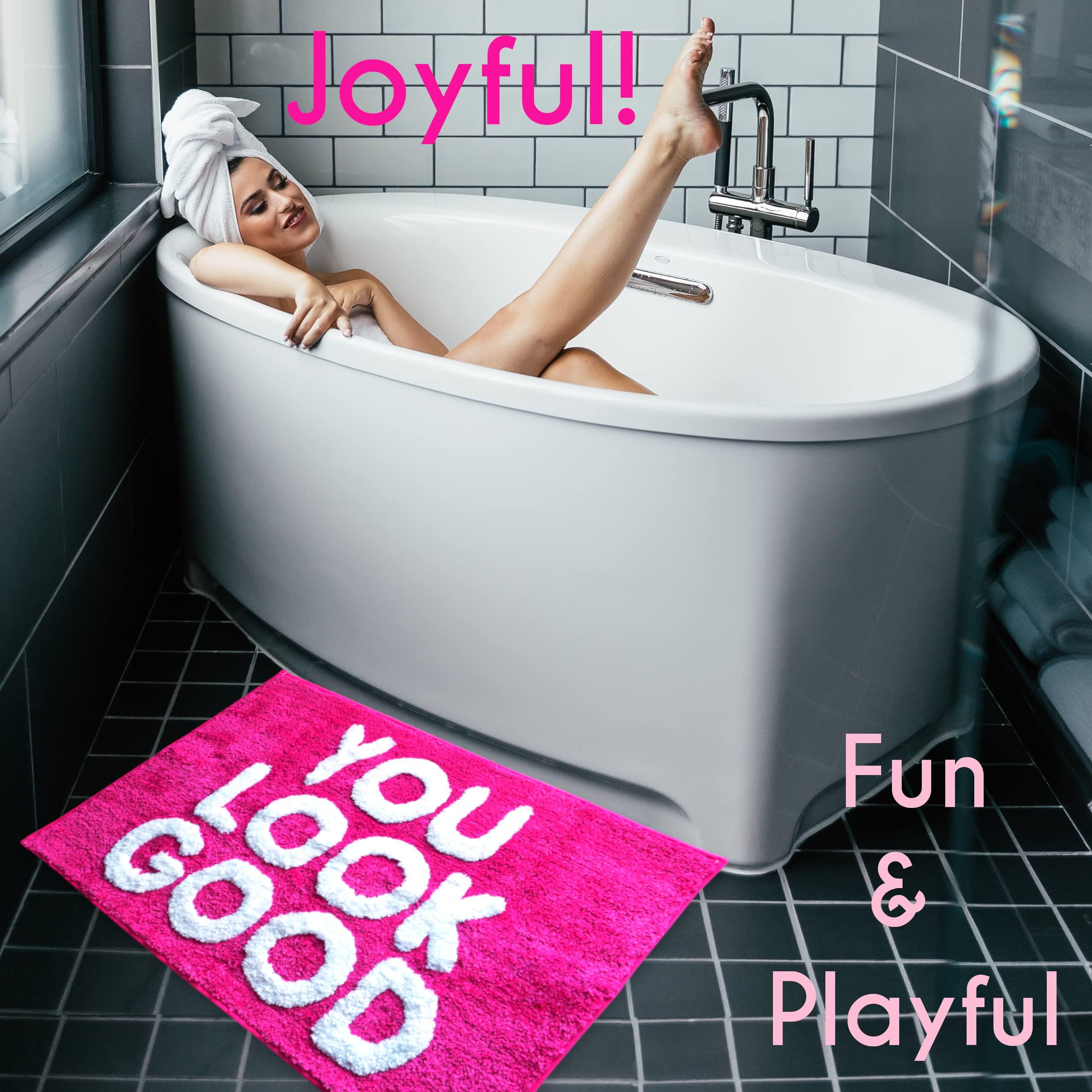 Playful bath mats bring ⁤comfort and style ‍to your eclectic bathroom setting