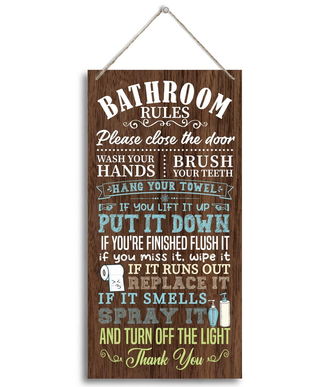 Craft personalized wooden signage for ‌a⁣ thematic wooden bathroom experience