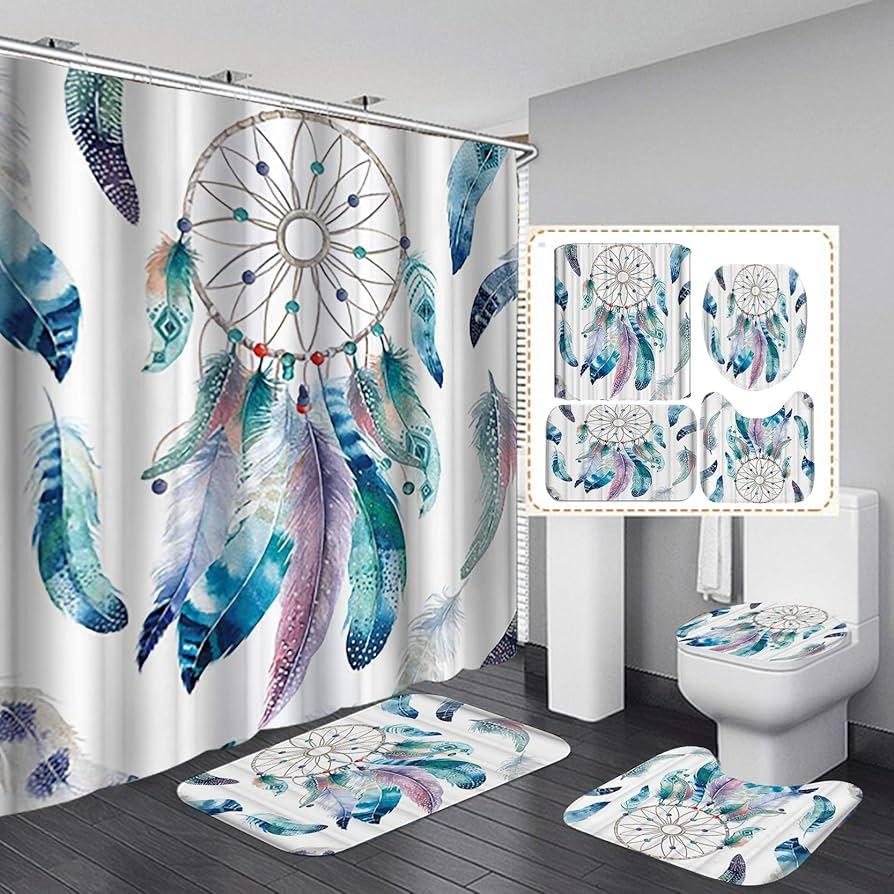 Dreamcatchers, adding whimsy and charm to your boho bathroom‌ decor