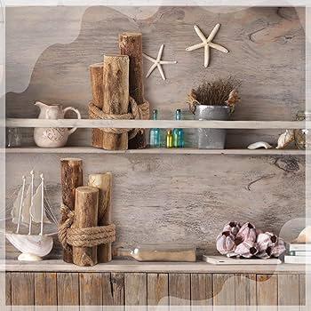 Incorporate driftwood features for ​a beachy wooden bathroom feel