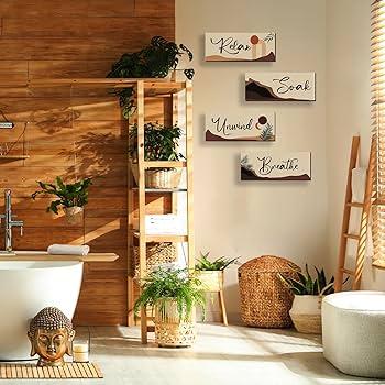 Rustic Charm: Embrace wood elements for⁣ a cozy bathroom vibe