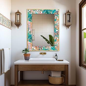 Vintage-inspired ⁢mirrors enhance ​the charm of ⁢your⁤ boho ⁤bathroom design