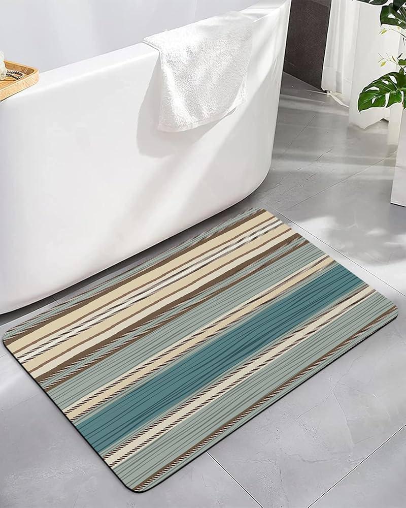 Choose a beautiful vintage rug to add‌ warmth⁣ and color to your boho bathroom