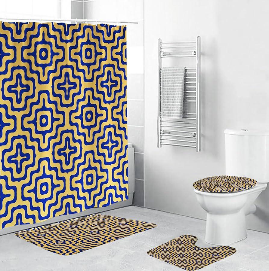 Geometric bathroom: Bold shapes and patterns for a striking visual appeal