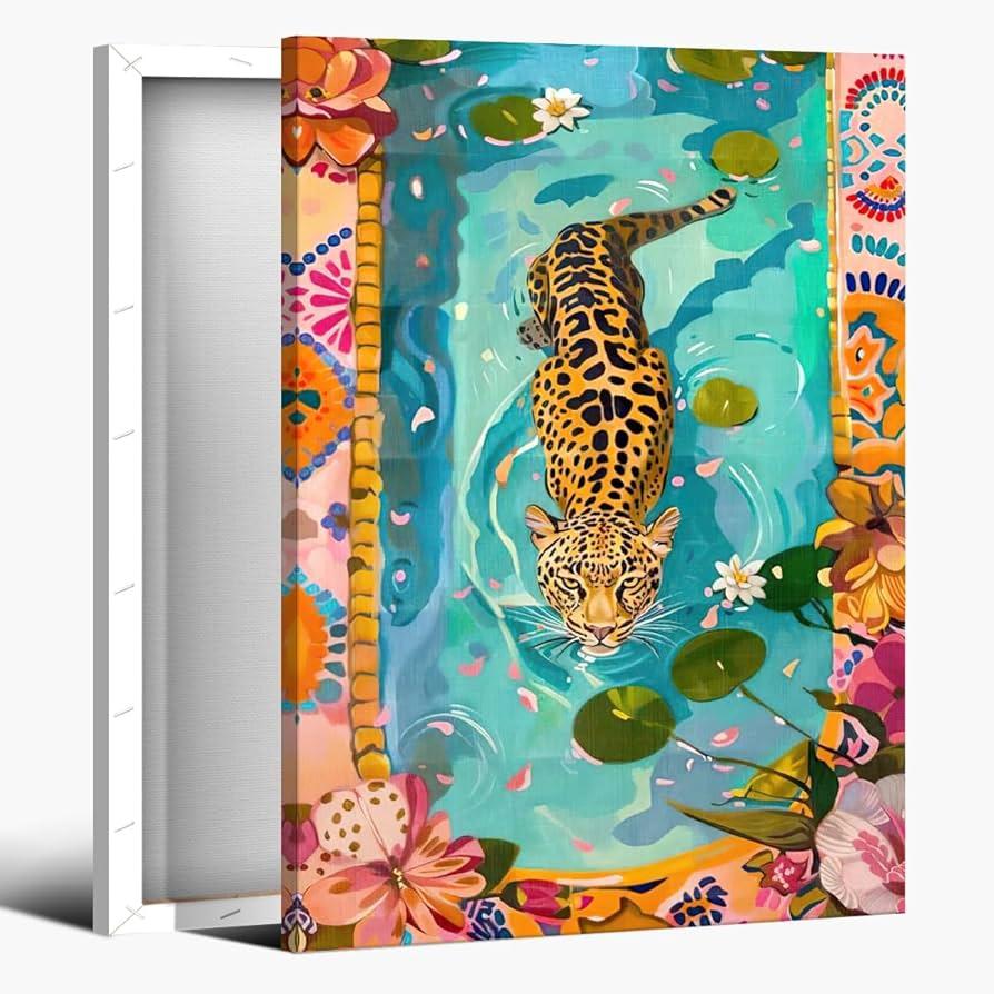 Adorn the walls with a collection of eclectic bathroom-themed artwork or prints