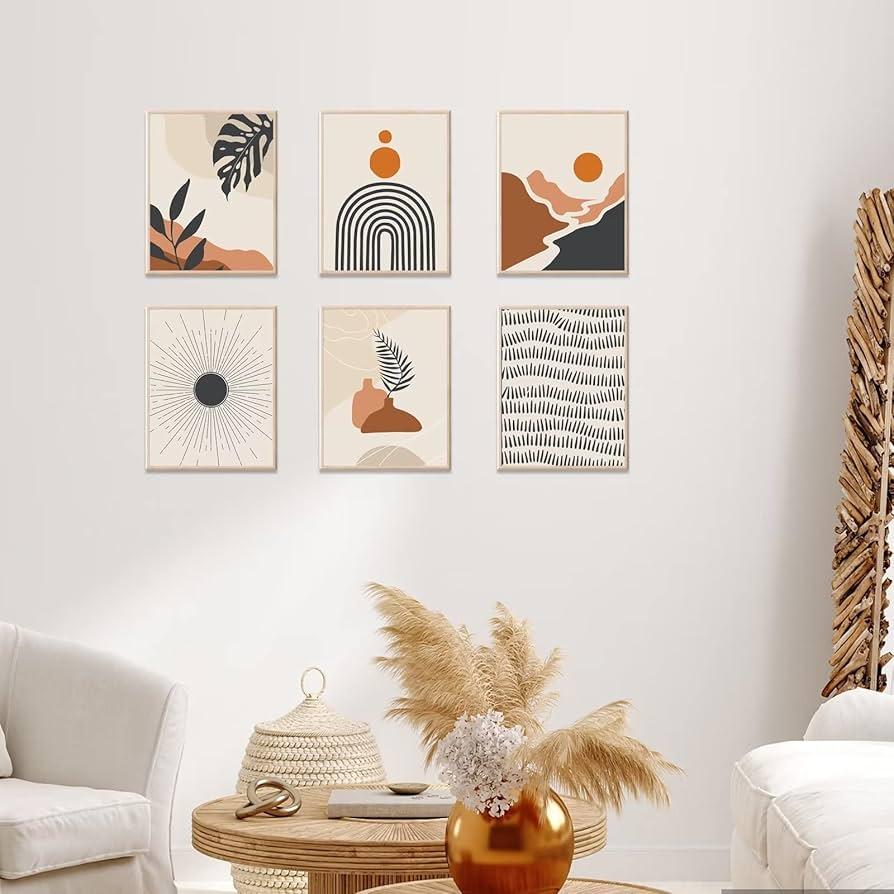 Create a gallery wall with boho-inspired art in ⁤your inviting boho bathroom