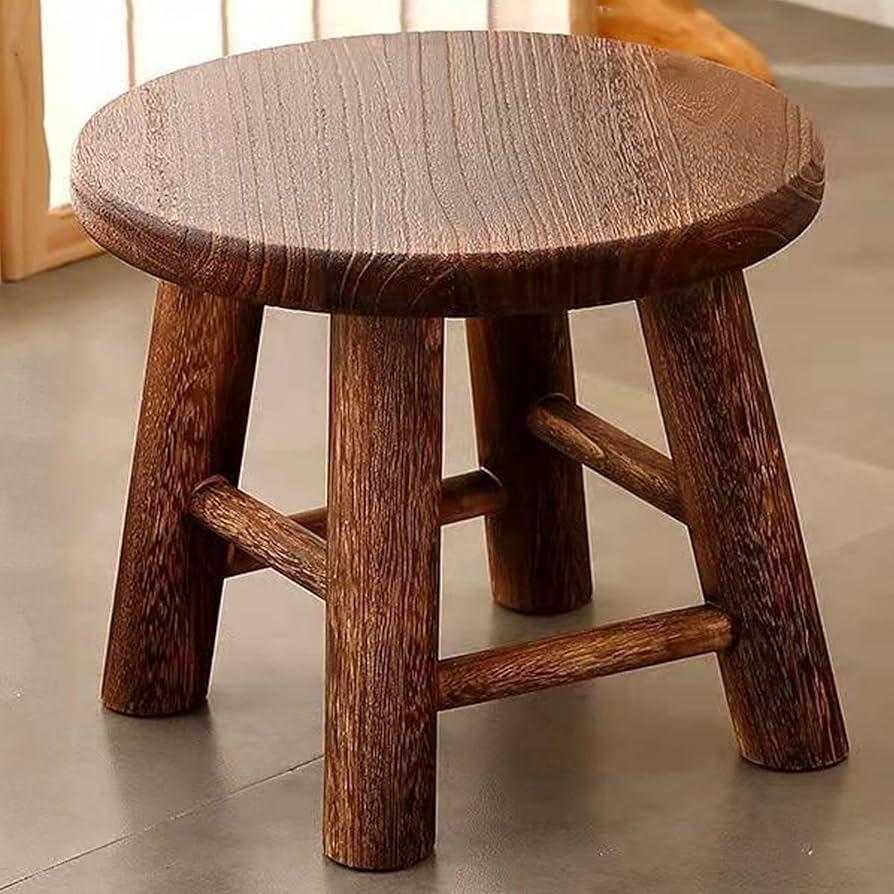 Add‌ a⁢ wooden stool⁣ for⁢ practicality and aesthetic beauty