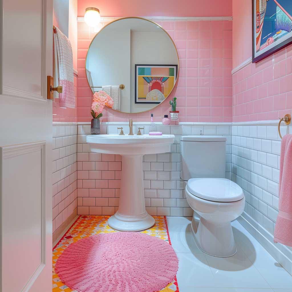 Whimsical Wonderland: Colorful accents and‍ playful designs enliven your bathroom ⁢space