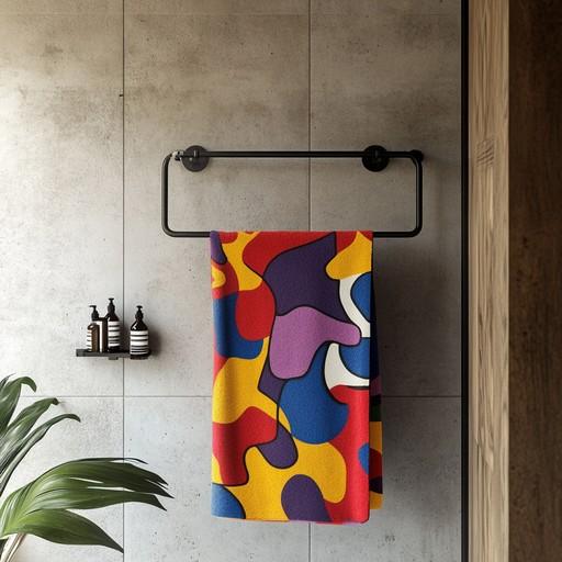 Add colorful​ towels ‍and ‍accessories for‌ a pop of ⁤color in your eclectic bathroom