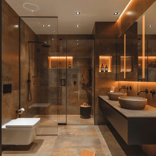 Add mood lighting ‌for⁢ a relaxing ambiance in⁣ your modern bathroom