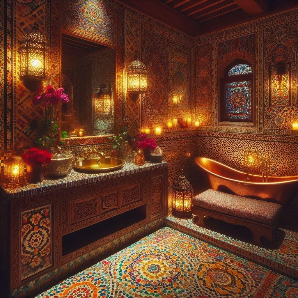 Incorporate global ‌elements, like Moroccan ⁢tiles, into your eclectic ‌bathroom décor‍ style