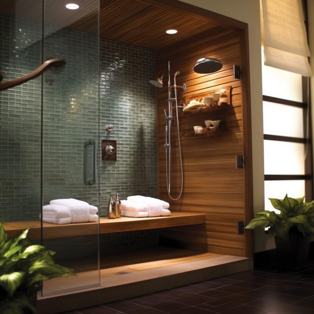 Walk-in rain shower for‌ a⁣ luxurious Modern Bathroom oasis