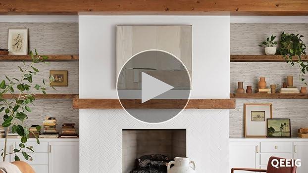 Use wooden bathroom shelves to create a cozy, organized atmosphere