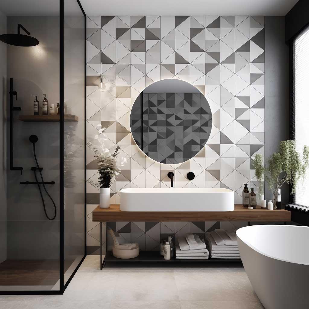 Play with⁤ textures ‌to add depth in ​your⁤ modern bathroom