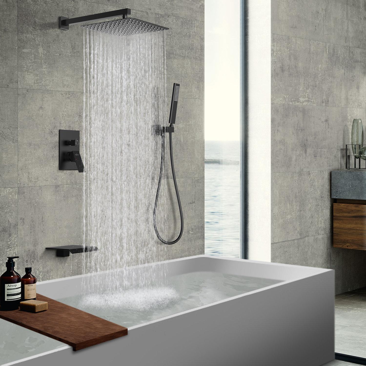 Rainfall ‍showerheads for a luxurious experience in your modern bathroom