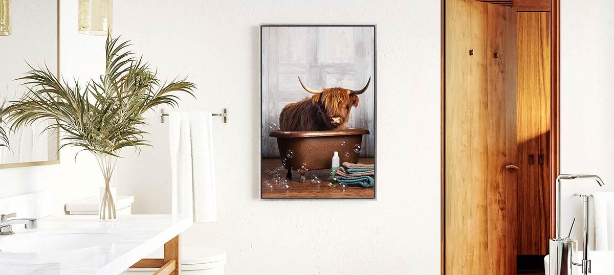 Incorporate‍ quirky art pieces ​that reflect your personality in⁢ the eclectic bathroom