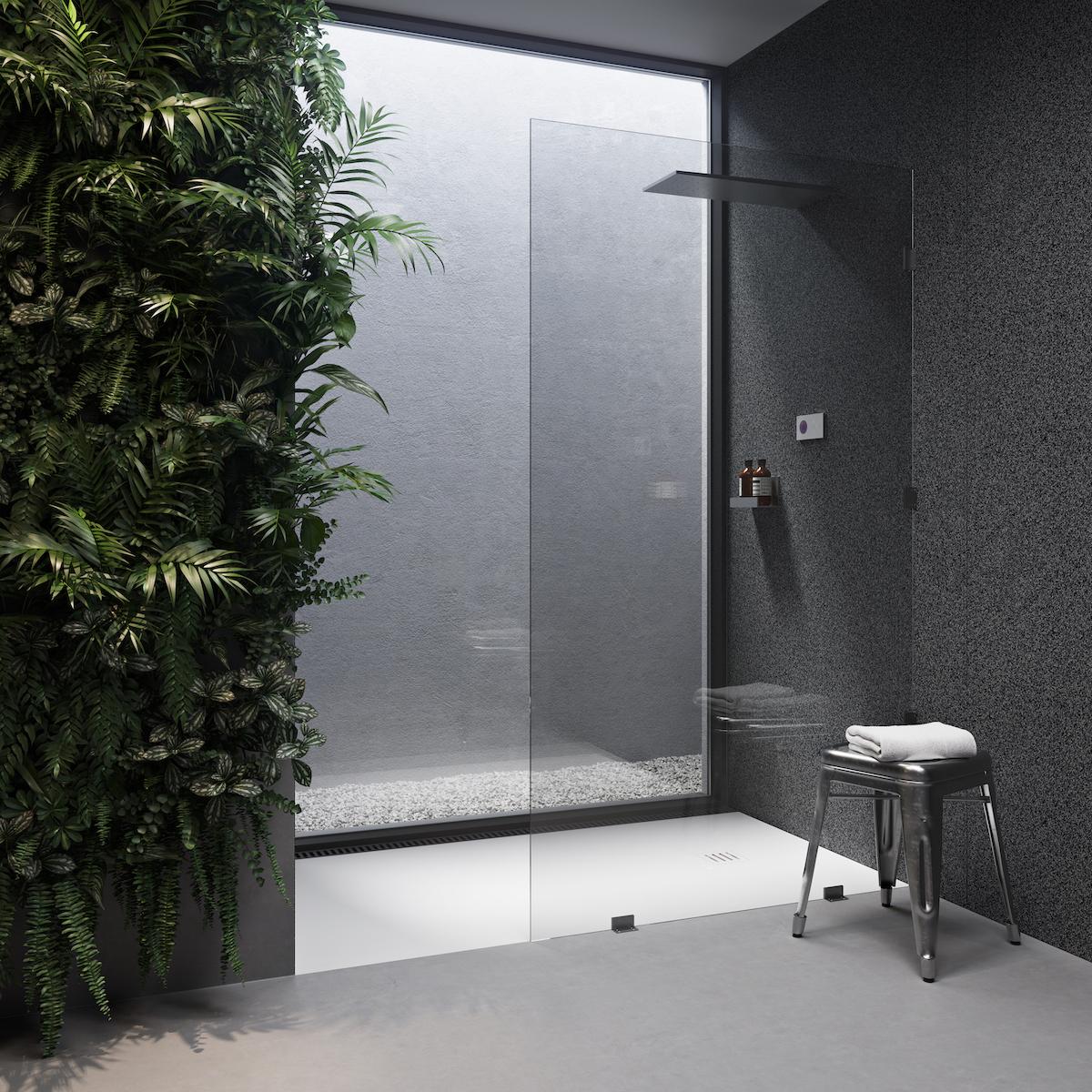 Minimalist Oasis: Simplistic design​ creates a serene bathroom escape