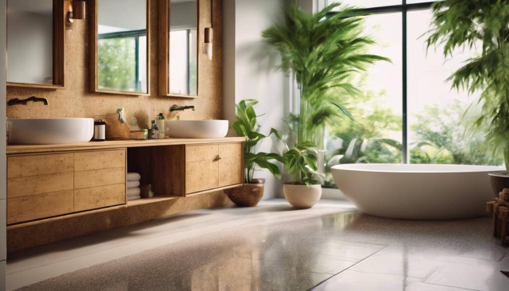 Choose eco-friendly ​materials⁢ for a ⁣sustainable modern bathroom ⁣makeover