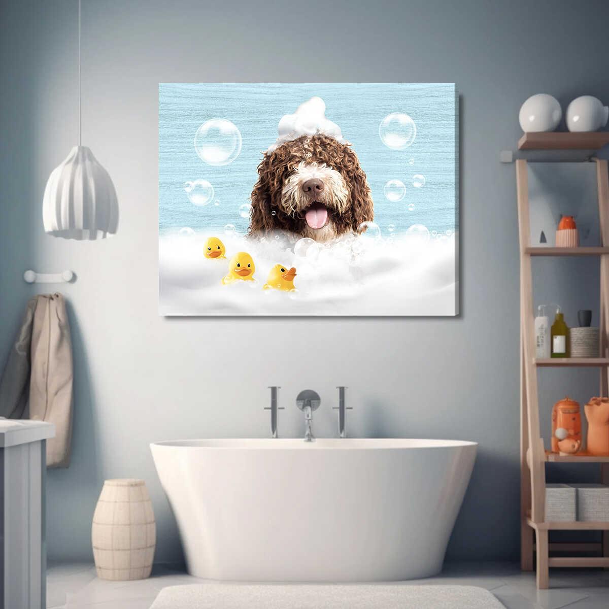 Personalized ⁢Portraits: Showcase⁣ your personality through custom bathroom art