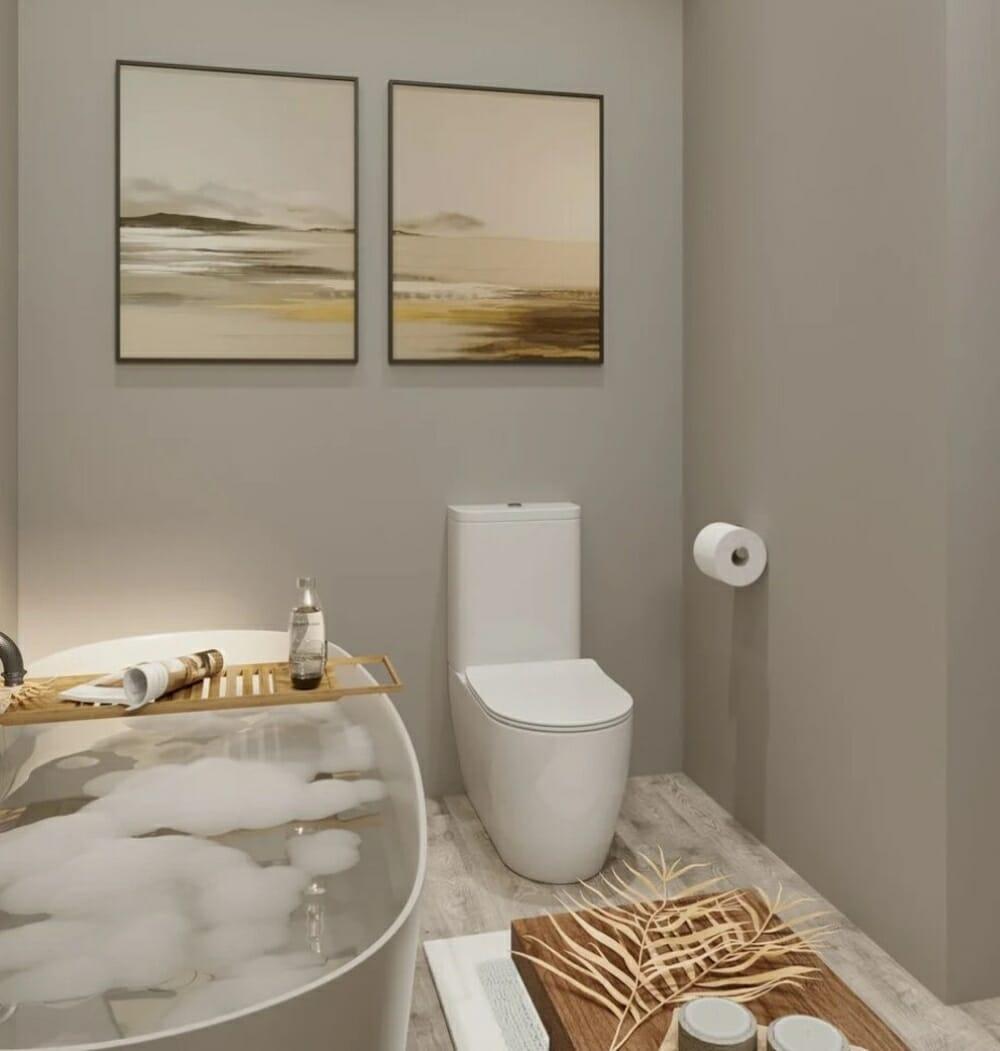 Zen Minimalism: Calm palettes ⁢and clean lines create a peaceful bathroom