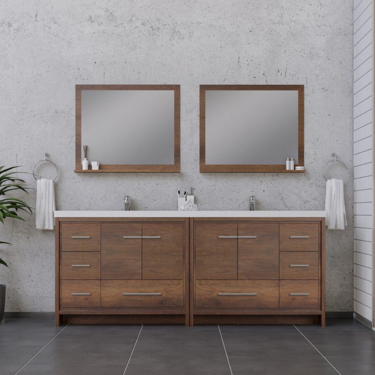 Double​ vanity with ample storage perfect ⁢for a modern bathroom