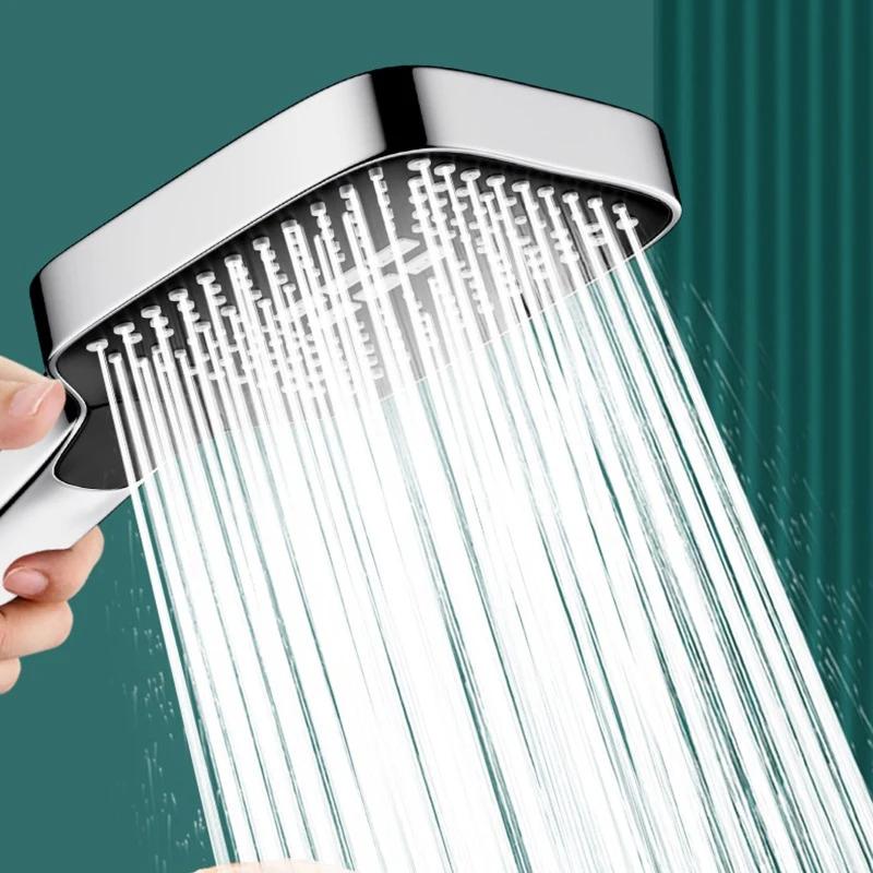 Contemporary shower heads with adjustable settings for a modern bathroom oasis