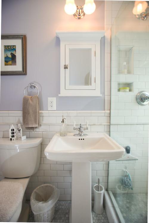 Lavender oasis bathroom⁢ creating ⁤a serene⁤ space with soft hues