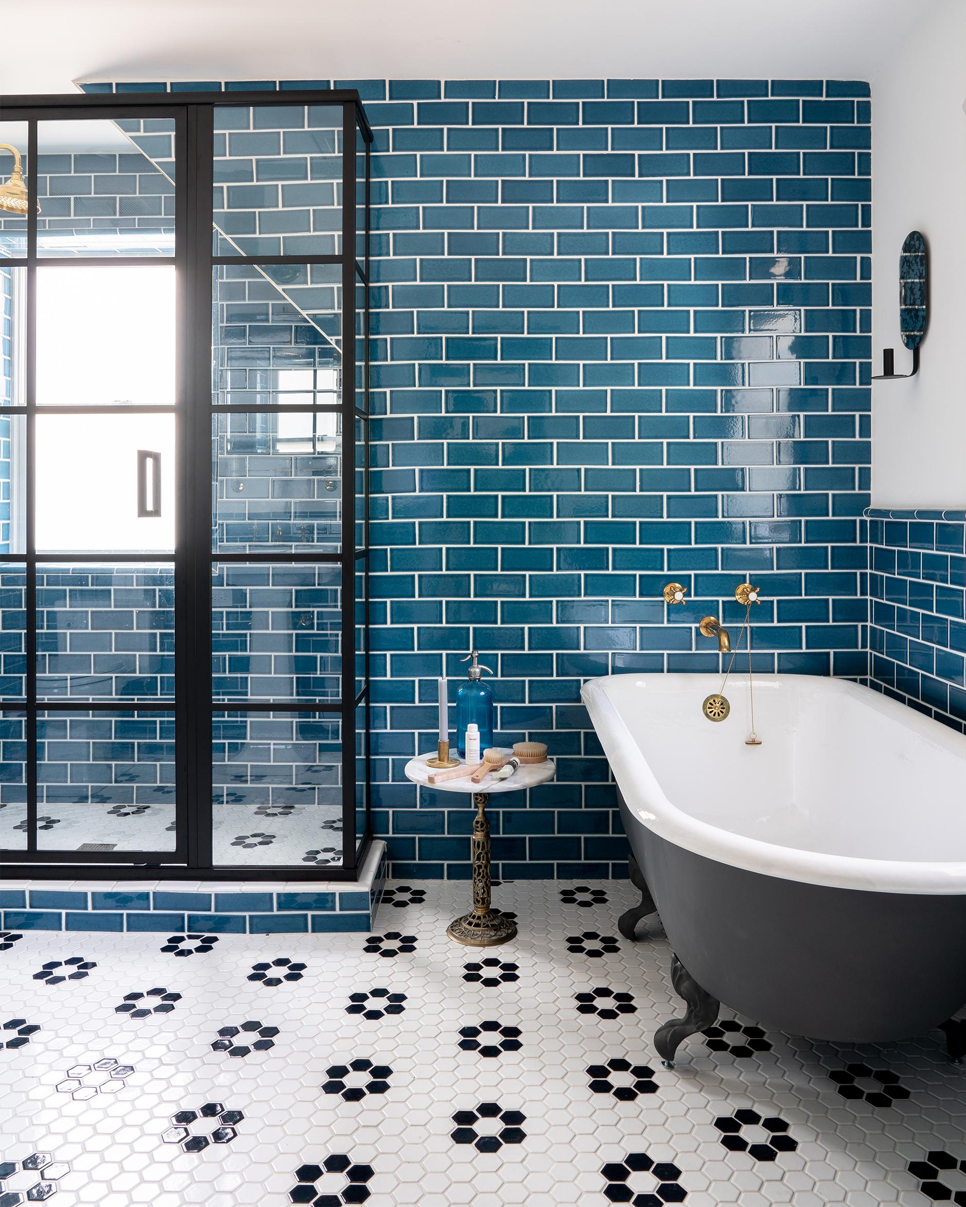 Statement Walls: Bold tiles can transform any bathroom into a masterpiece