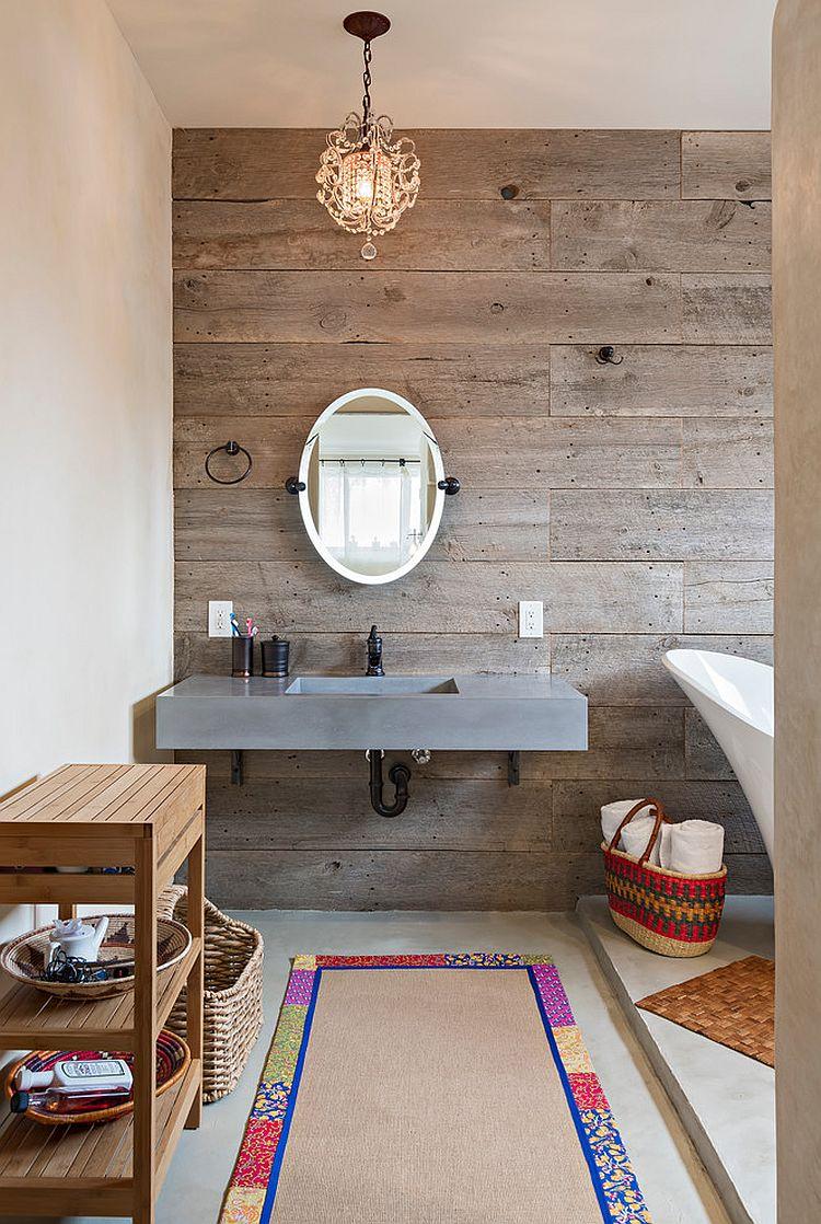 Incorporate ‌reclaimed ⁤wood for an eco-friendly wooden bathroom design