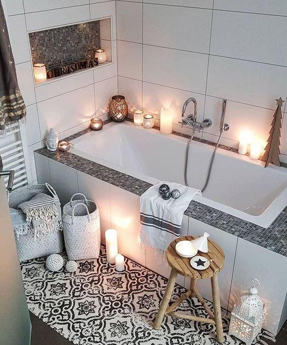 Create‌ a​ cozy nook with poufs for⁢ relaxation ‌in your boho ⁣bathroom