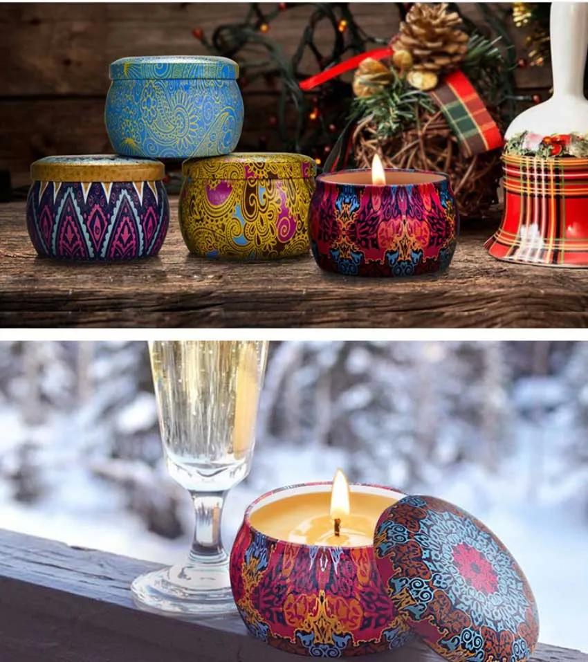 Infuse scents with handmade candles in your serene boho bathroom environment