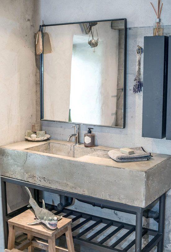 Industrial Chic: ⁢Embrace ‍raw materials for a trendy bathroom aesthetic