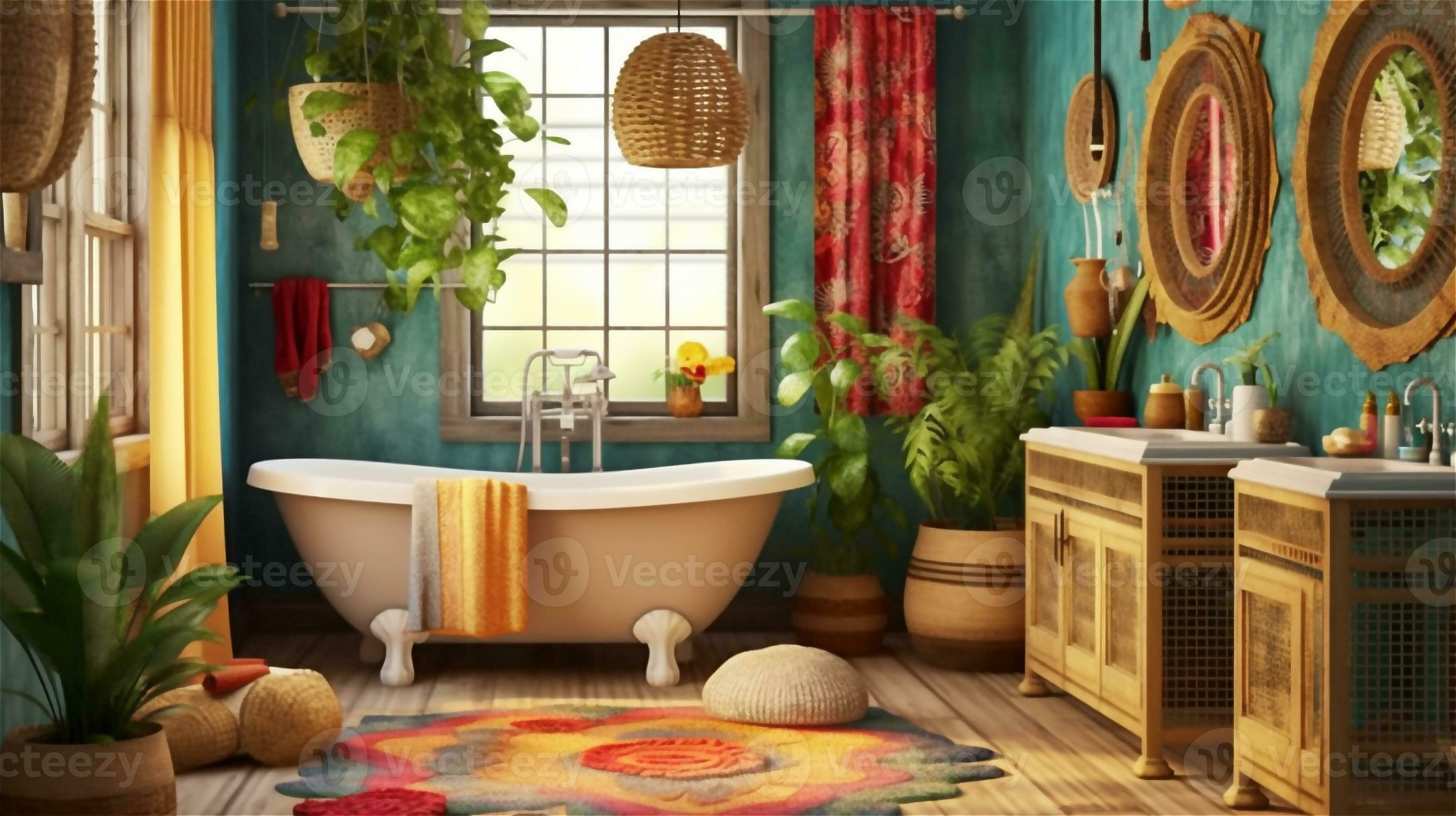 Opt for vibrant tiles to add personality ‍to⁣ your boho bathrooms ⁢ambiance