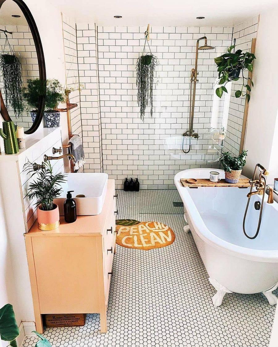 Boho bathroom:‍ Mix patterns and textures for an⁢ eclectic vibe