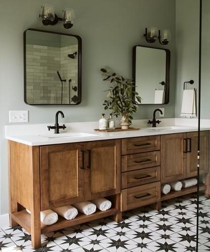 Eclectic ‌bathroom:‍ Curate ‌a mix of global influences and unique finds