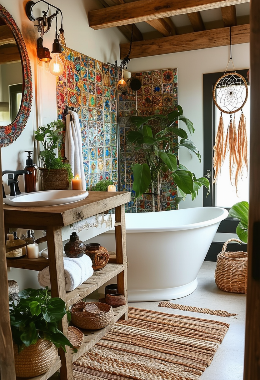 Boho Bathroom Ideas to Elevate Your Space Creatively