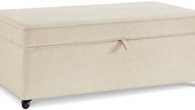 Versatile Storage Ottoman: Style Meets Functionality