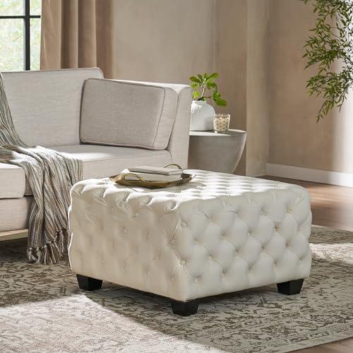 Versatile Ottoman: Elegant Design Meets Practical Storage